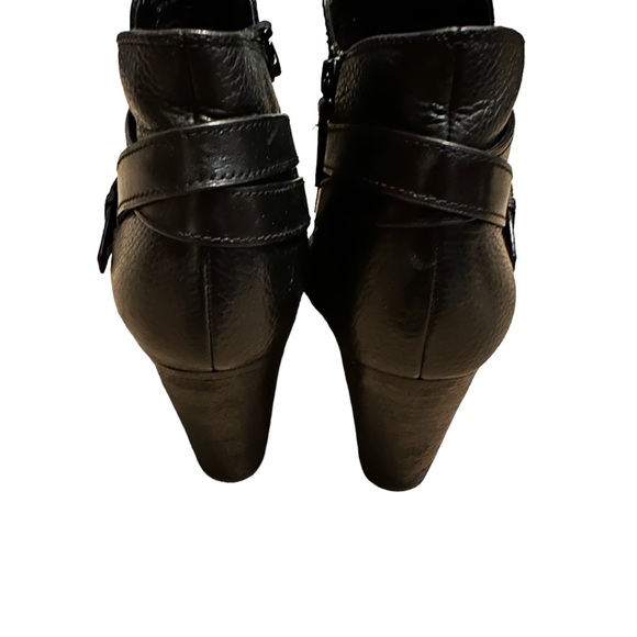 GUC Cole Haan Belted Black Booties 38 - Picture 5 of 8
